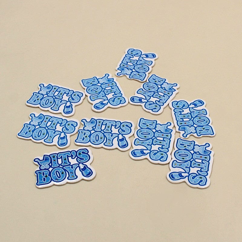 It's A Boy Stickers Single Sheet 35 Stickers - Baby Shower / New Baby