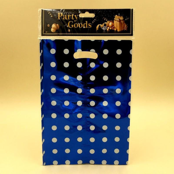 Goody Bag Foil Dots (Royal Blue-White) - Basics.Pk