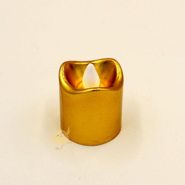 Lights - Golden LED Warm Lights ( Single ) flameless - Basics.Pk