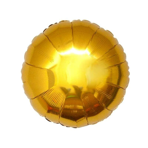 Copy of Balloons Foil Round Golden - Basics.Pk