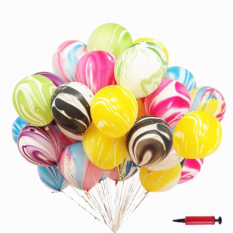 Marble and Stripes Balloons