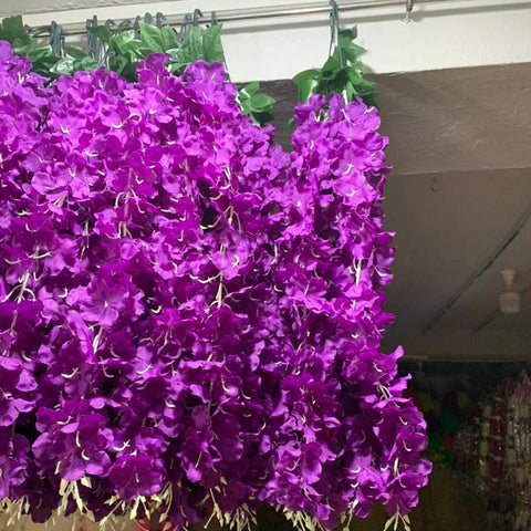Flowers - Purple 5 Lari Set ( 2.5-3 feet )