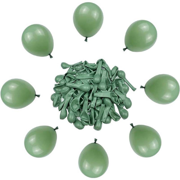 Balloons Plain Party Balloons Olive Green  Single, 25, 50. 100 )