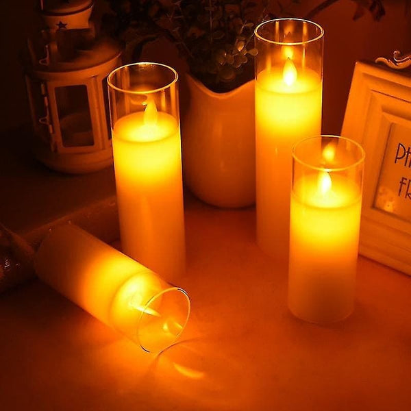 Lights - SINGLE LED Warm Simulation Candle Light Battery Operated Centerpiece Table Decoration