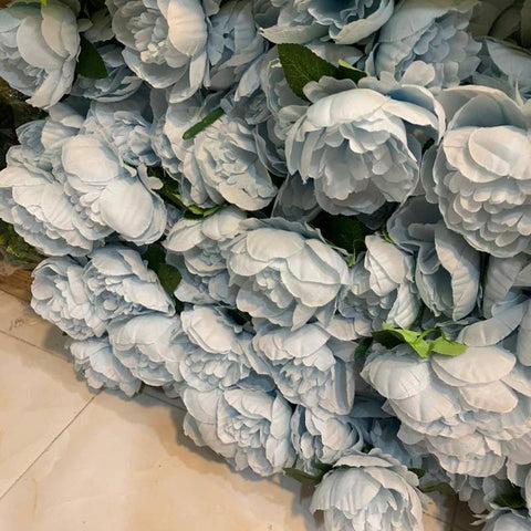 Flowers - Light Blue 8-9 in a bunch ( 2 feet )