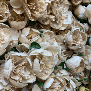 Flowers - Off White ( light Brown ) 8-9 in a bunch ( 2 feet )