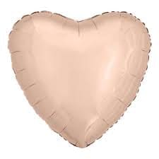Balloons Foil Heart Shape ( Special Color: Light brown )