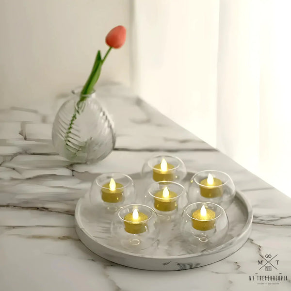 Lights - Golden Flameless Led Tealight Candle