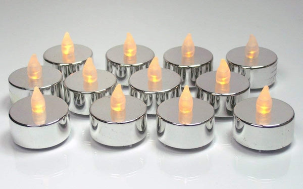 Lights - Silver Flameless Led Tealight Candle
