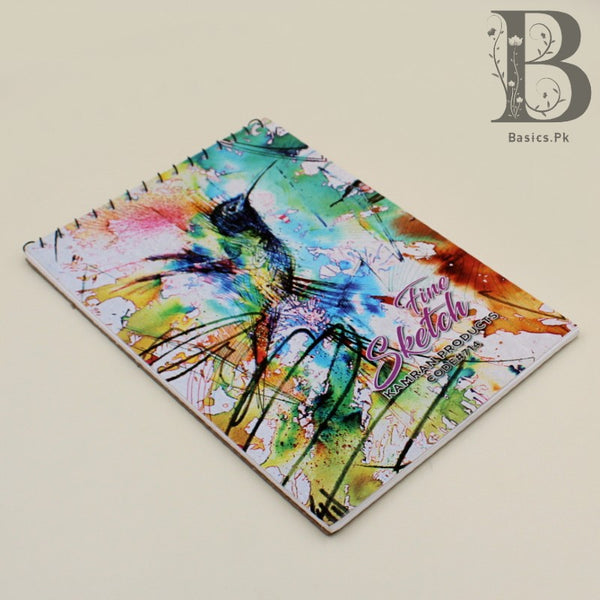 A4 Sketch Book 80 gsm 20 Sheet - Sketching and Acrylic Painting [ Plain Pages ]