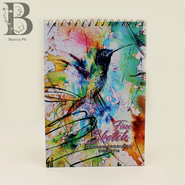 A4 Sketch Book 80 gsm 20 Sheet - Sketching and Acrylic Painting [ Plain Pages ]