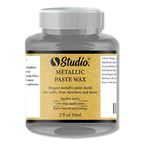 Studio Resin Décor Metallic Paste Wax Silver ( 50ml )