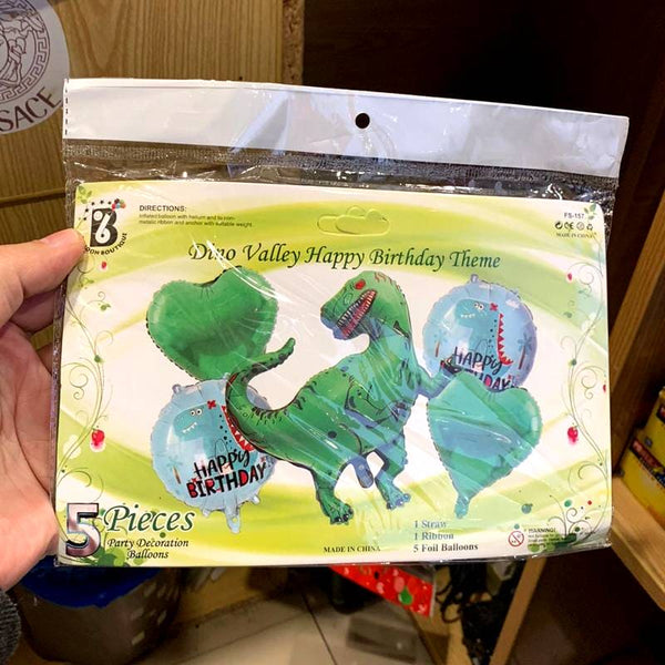 Balloons DINOSAUR Pack of 5