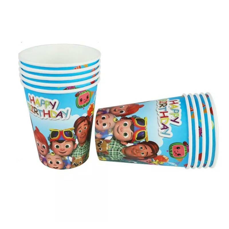 Cups Coco Melon Theme 10Pcs