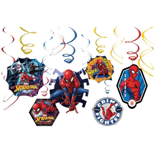 Banner Hanging Spiderman decoration