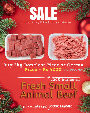 3KG Veal Boneless Boti (Lean)