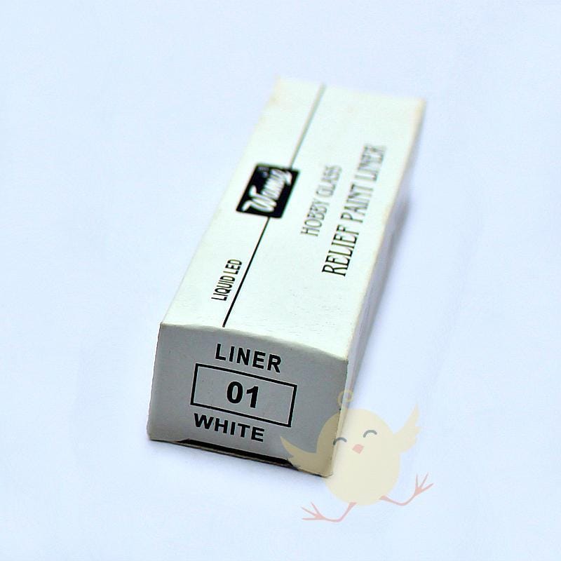 Wamiq Relief Paint Liner White [01] - Basics.Pk