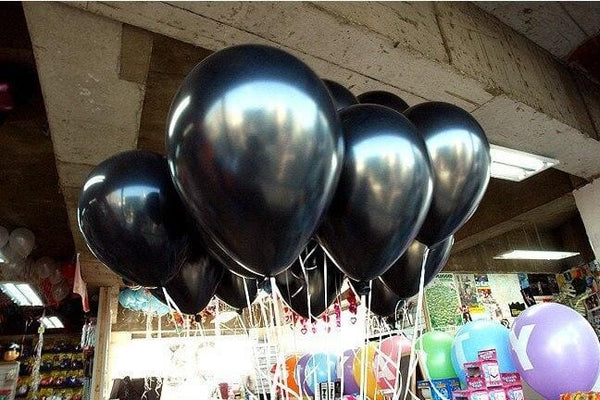 Balloons Metallic Dark Grey (single) - Basics.Pk