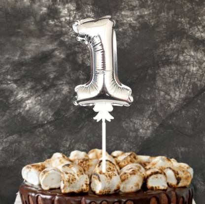 Balloons Self Inflating Silver Foil Number Balloon – Basics.pk