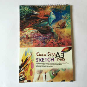 Gold Star Sketch Pad A3 Size 201 –