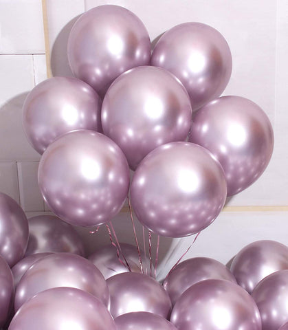 Balloons Metallic Light Rose (single, 25 or 50 Balloons)