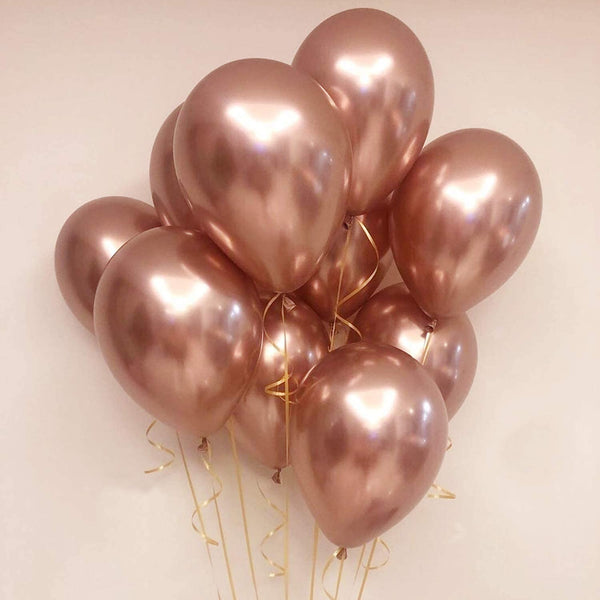 Balloons Metallic Rose Gold (single) - Basics.Pk