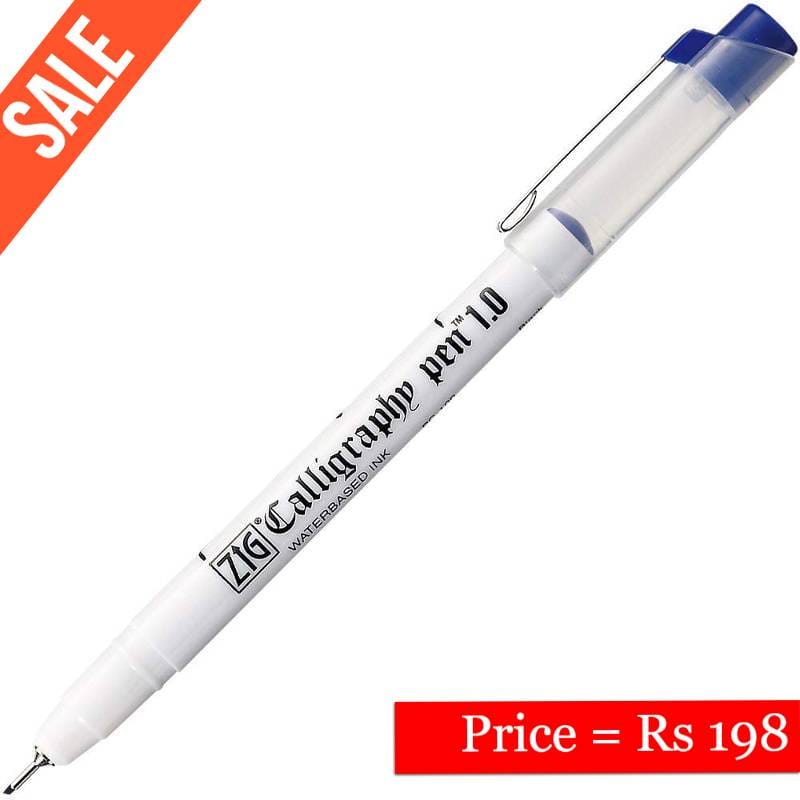 Artline Calligraphy Pen Chisel Tip 1.0 Blue