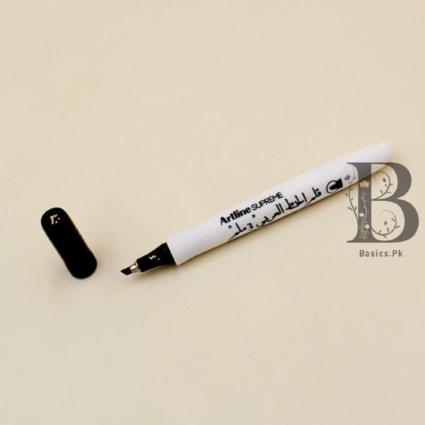 Artline Calligraphy Pen Chisel Tip 3.0 Black - Basics.Pk
