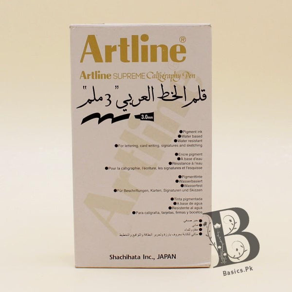 Artline Calligraphy Pen Chisel Tip 3.0 Black - Basics.Pk