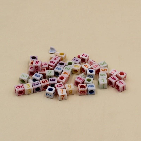Beads 130+ Alphabets Beads square ( 3 packs ) - Basics.Pk