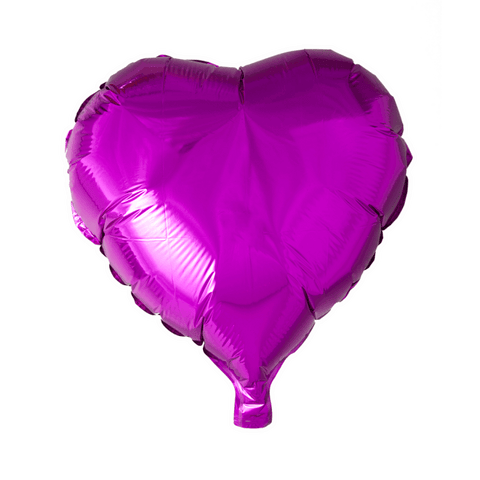 Balloons Foil Heart Shape Shocking-Pink - Basics.Pk