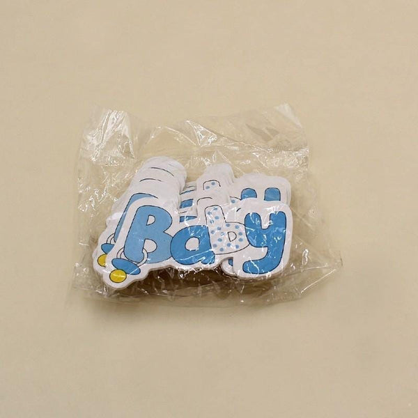 Non-Sticky Sticker Badge Baby Boy Nipple Blue - Basics.Pk