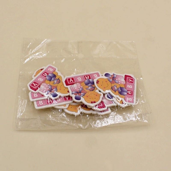 Non-Sticky Sticker Badge Baby Girl Gift Pink - Basics.Pk