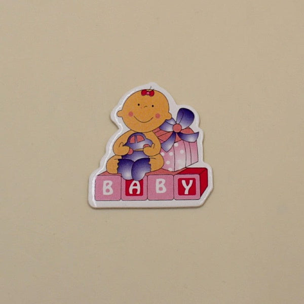 Non-Sticky Sticker Badge BABY ( single sticker )