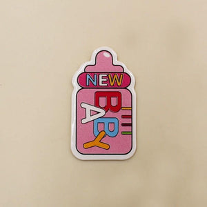 Badge New  Baby Girl Feeder Pink - Basics.Pk