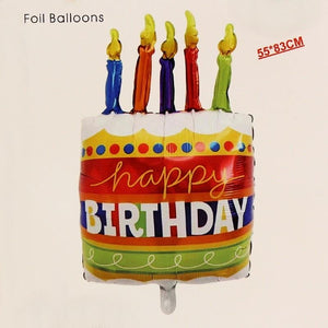 Balloons Foil LARGE Birthday Cake 33 inches - Basics.Pk