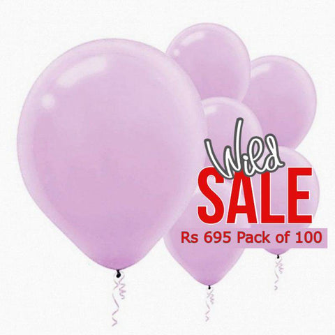 Balloons Milky PURPLE Color 10 inches ( Single, 10 , 25, 50 or 100 balloons )