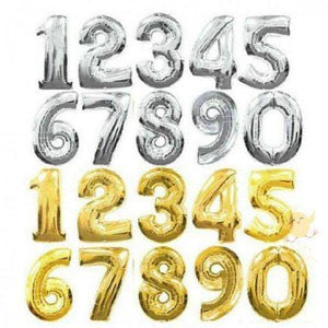 Balloons Foil 16 inches Single Number - Basics.Pk