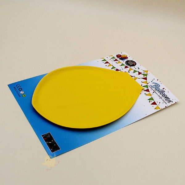 Balloon Latex Single 50" Yellow - Basics.Pk