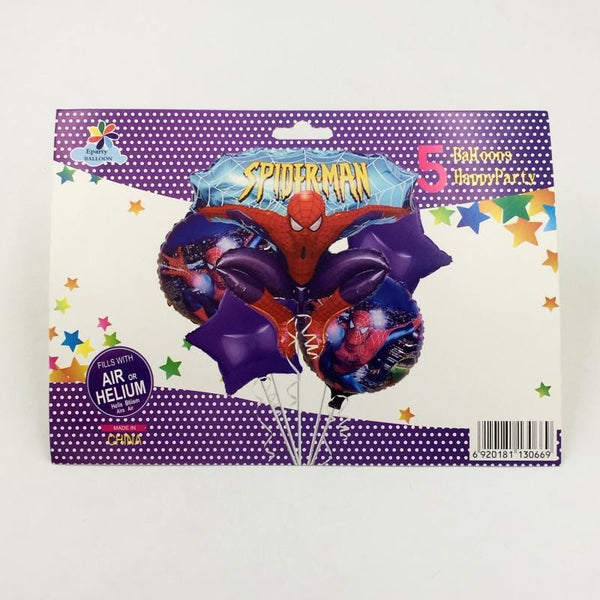Balloons Spiderman Pack of 5 - Basics.Pk