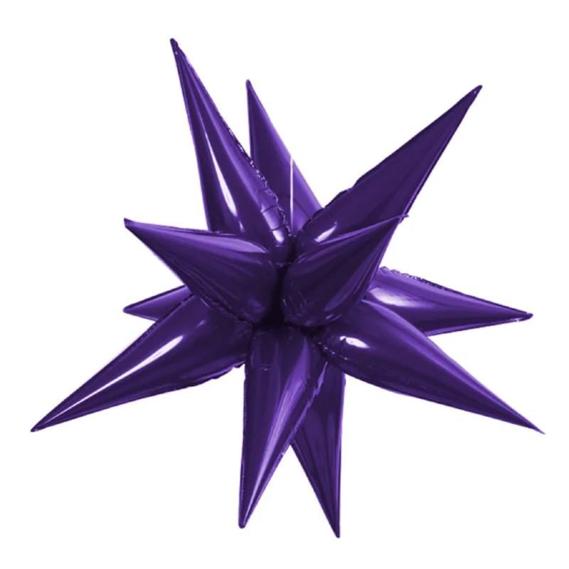 Balloon Starburst Foil 36-inches Purple
