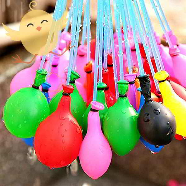 Balloons Water Balloons Plastic Packing (111Pcs) - Basics.Pk