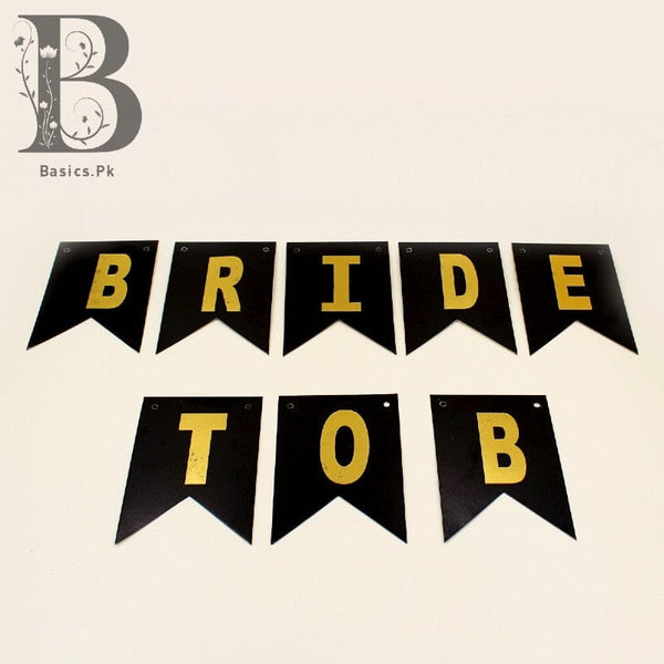 Banner Bride To B Small Black