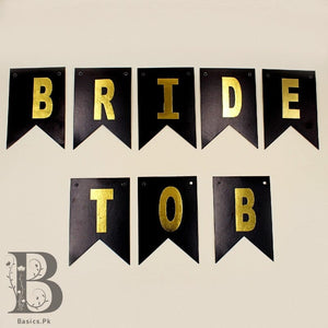 Banner Bride To B Small Black