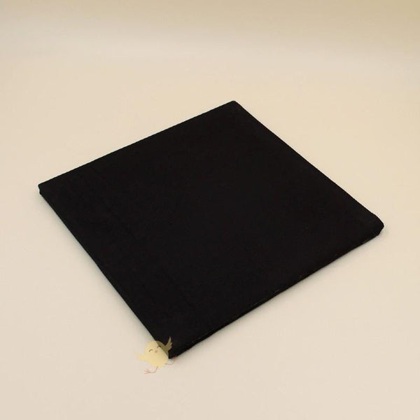 Chinese Cloth Canvas 11" x 11" - Black Color - Basics.Pk