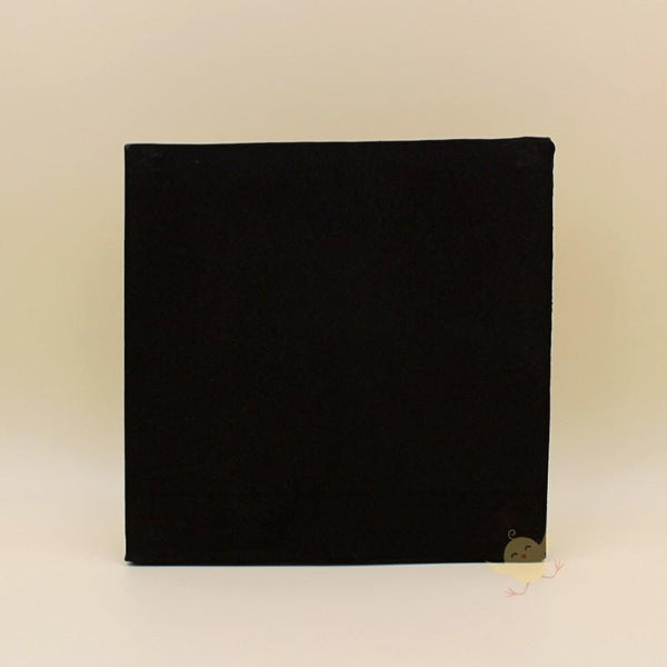 Chinese Cloth Canvas 11" x 11" - Black Color - Basics.Pk