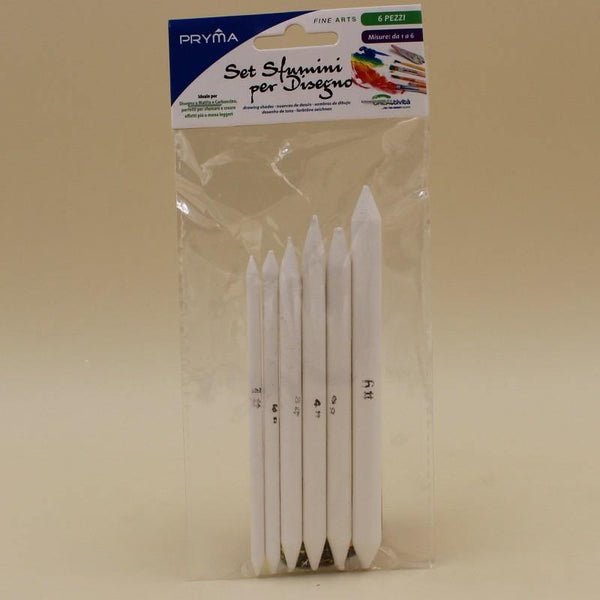 Blending Stumps white (6 pack) - Basics.Pk