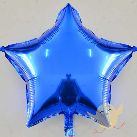 Balloons Foil Star Shape Dark Blue - Basics.Pk