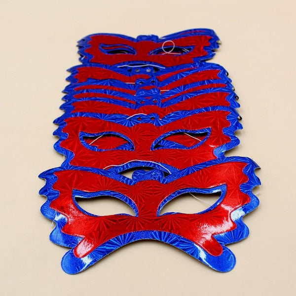 Mask Red & Blue Butterfly Shining Pack of 10 - Basics.Pk