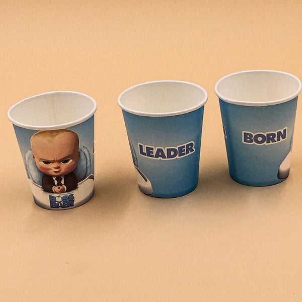 Cups Boss Baby theme 10 Pcs - Basics.Pk